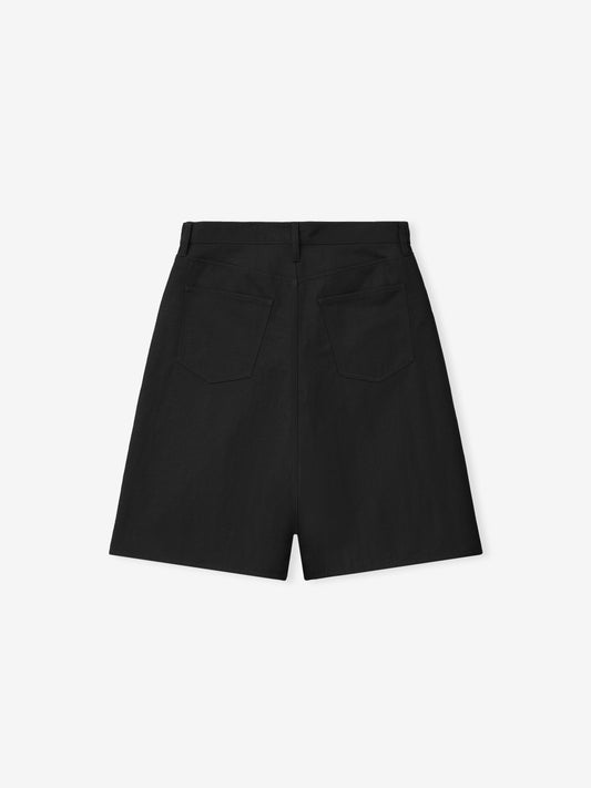 Textured Nylon 5 Pocket Short