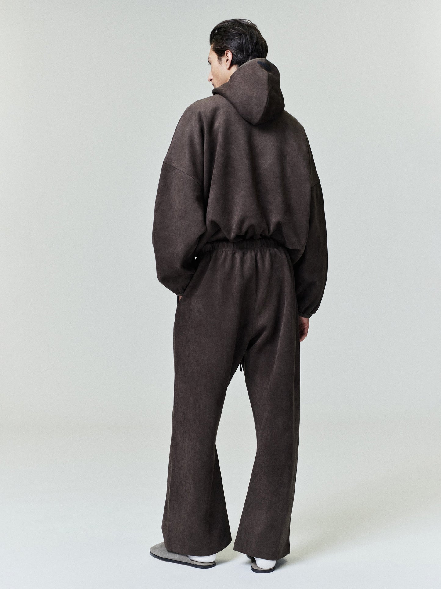 Suede Fleece Modern Hoodie