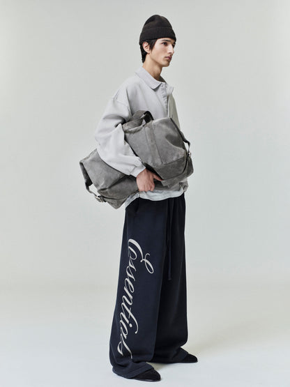 Embroidered Classic Polo Sweatshirt