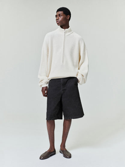 Zip-Up Sweater Long Sleeve