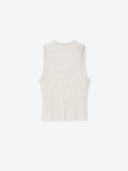 Womens Rib Fitted Tank