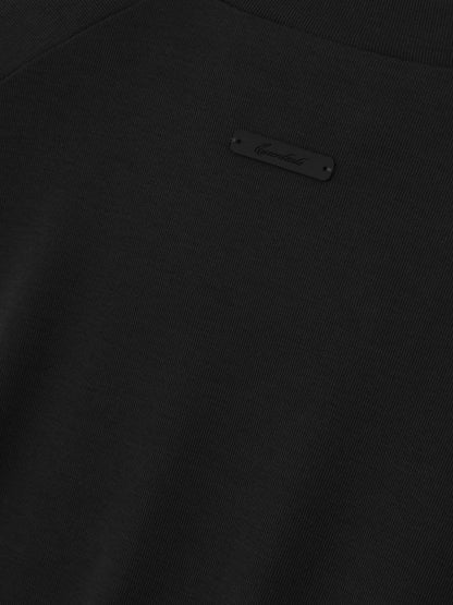 Womens Rib Fitted Short Sleeve Tee