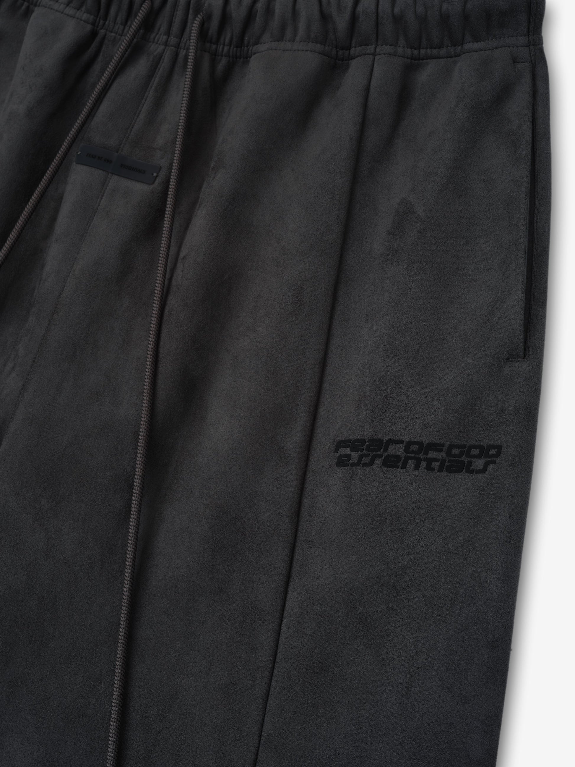 Suede Fleece Flare Sweatpant