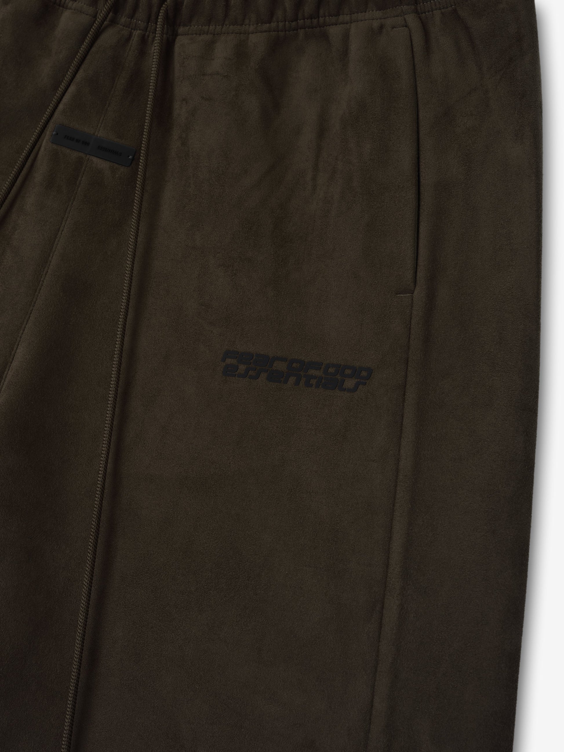 Suede Fleece Relaxed Short