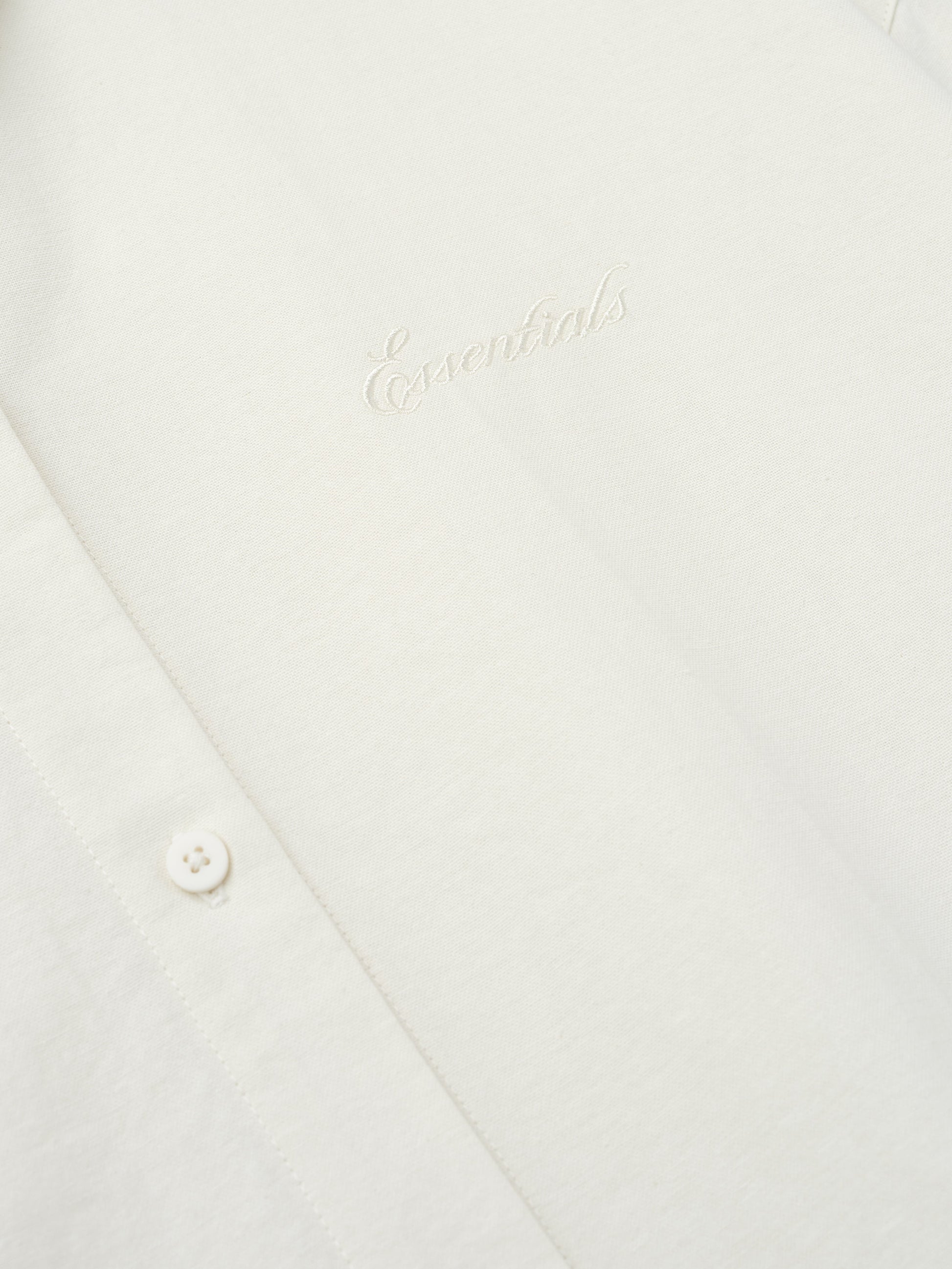 Womens Cotton Oxford Signature Button Up Shirt