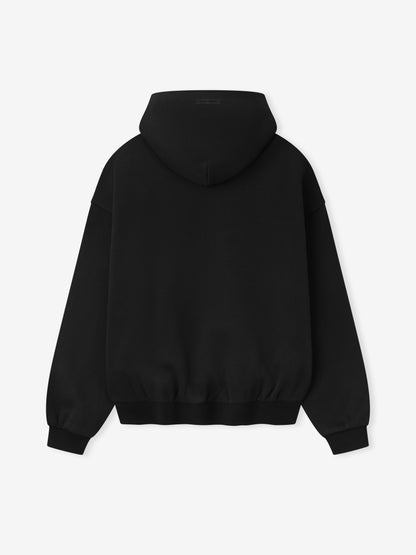 Embossed 90s Fit Fleece Hoodie