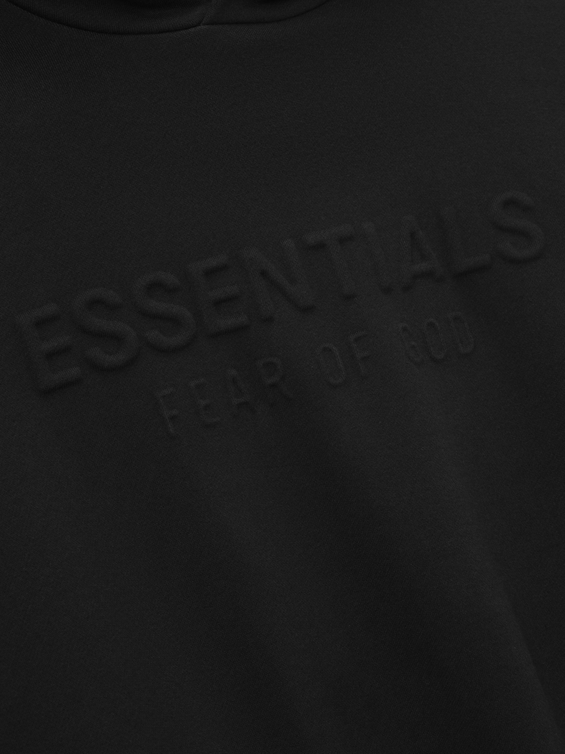 Embossed 90s Fit Fleece Hoodie