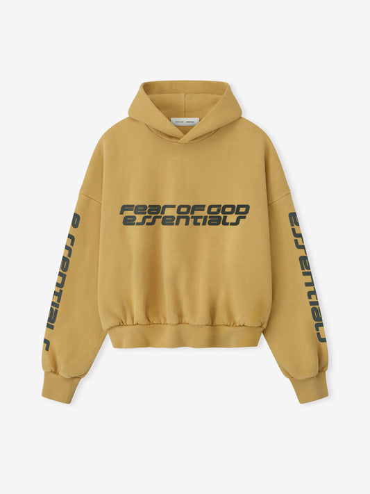 Cropped Relaxed Hoodie