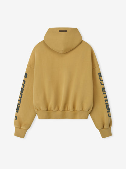 Cropped Relaxed Hoodie