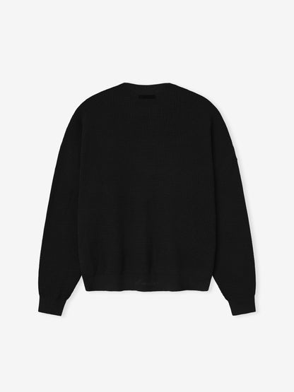 Signature Waffle 90s Crewneck Sweater