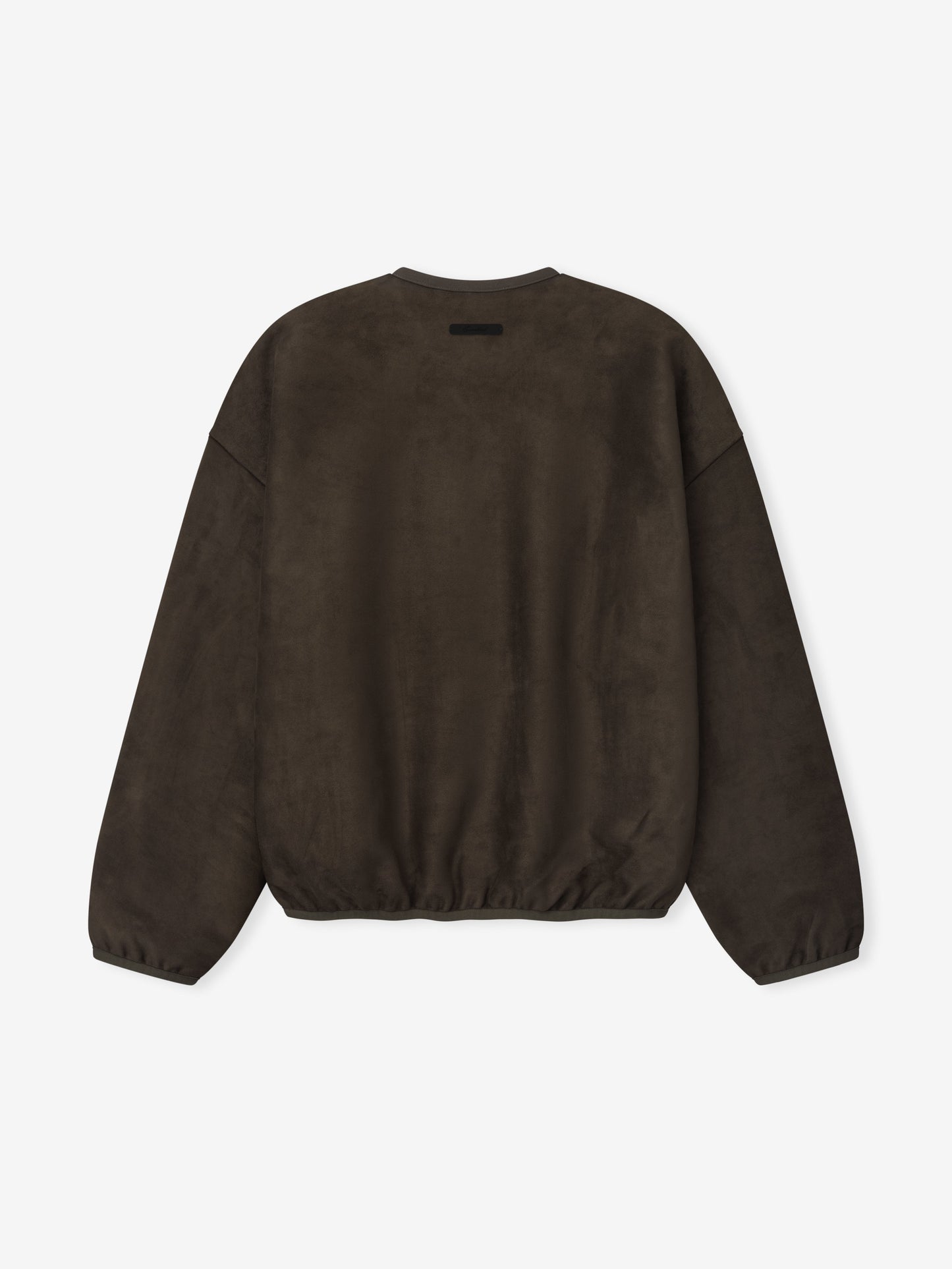 Suede Fleece Signature Modern Crewneck Sweatshirt