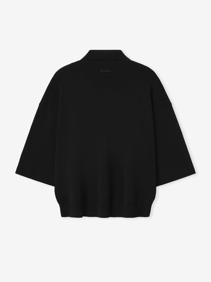 Signature 3/4 Sleeve 90s Knit Polo