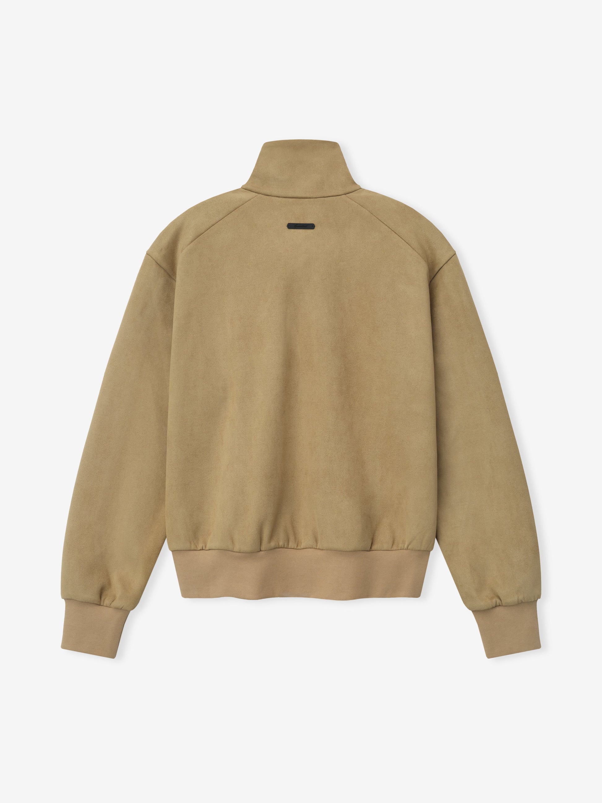 Womens Suede Fleece Signature Vintage Track Jacket