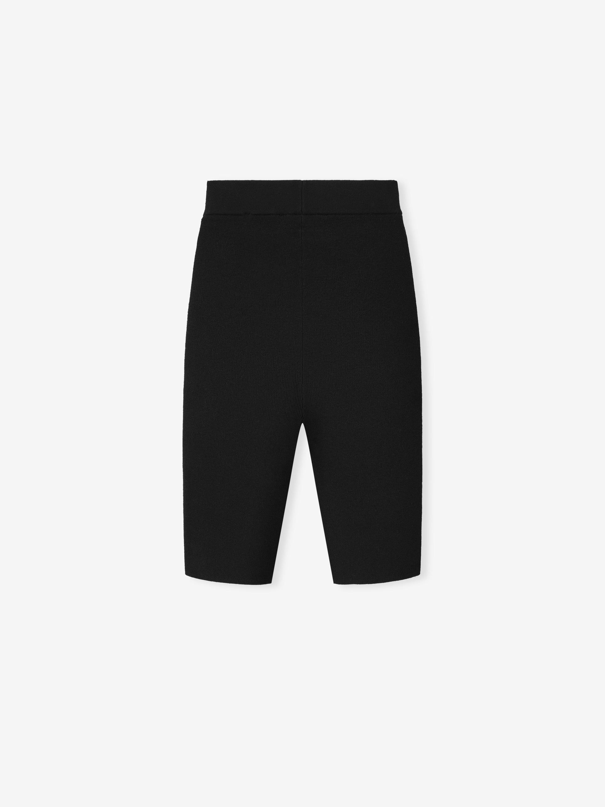 Womens Rib Knit Bike Short