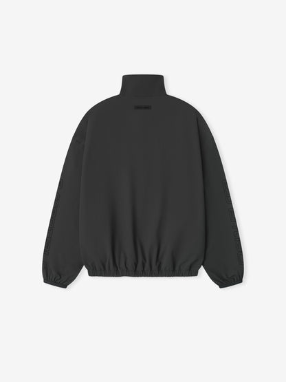 Womens Nylon Half Zip Track Jacket