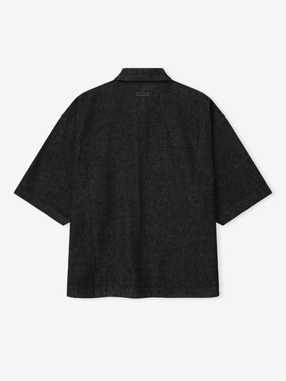 Denim Full Zip Work Shirt