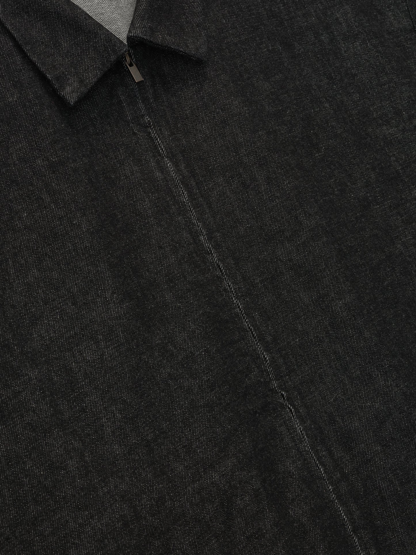 Denim Full Zip Work Shirt