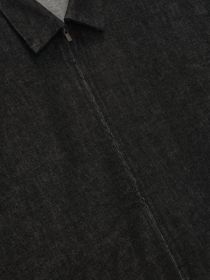Denim Full Zip Work Shirt