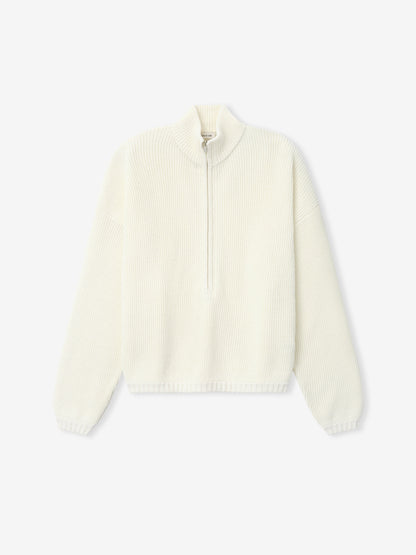 Zip-Up Sweater Long Sleeve