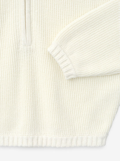 Zip-Up Sweater Long Sleeve