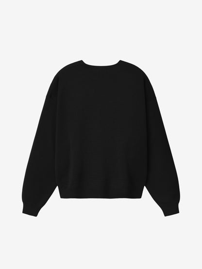 Merino Milano Knit Henley Sweater
