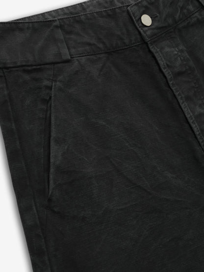 Washed Canvas Utility Shorts