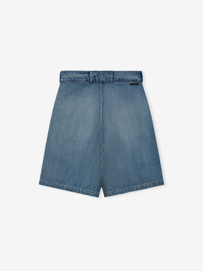 Denim Utility Shorts