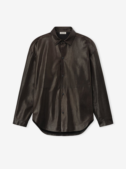 Leather Relaxed Shirt