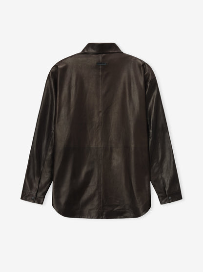Leather Relaxed Shirt