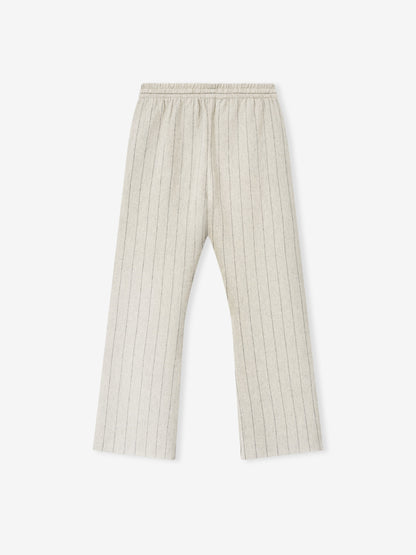 Double Face Wool Baseball Flared Pants