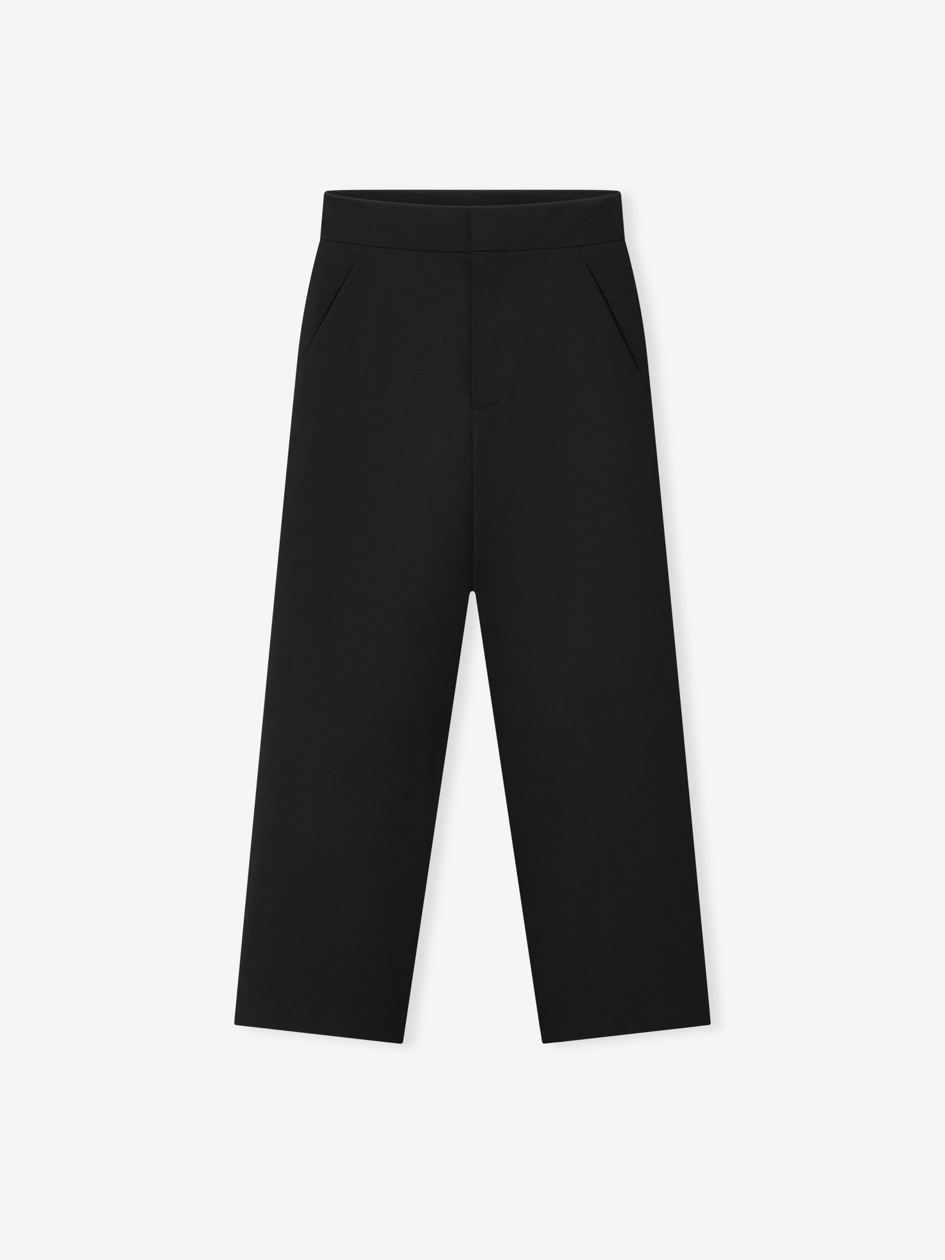 Wool Ripstop Casual Flat Front Pant