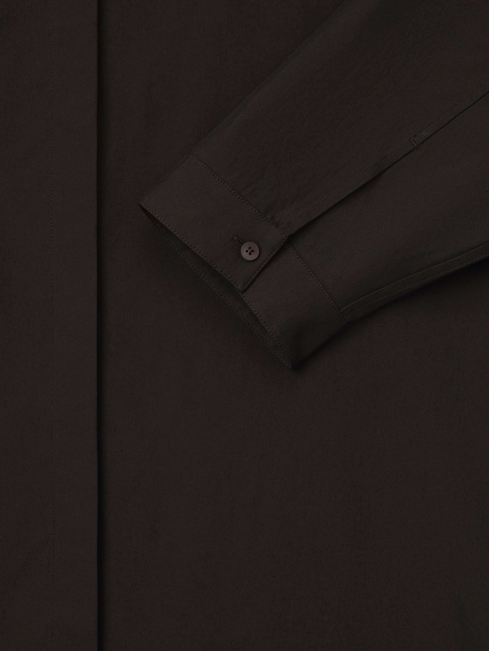 Womens Viscose Oxford Relaxed Shirt