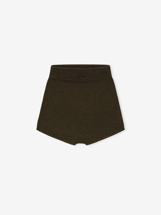 Womens Rib Knit Boy Short