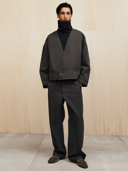 Garment Dyed Cotton Casual Pant