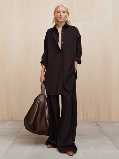 Womens Easy Care Wool Drawstring Pants