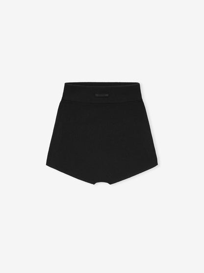 Womens Rib Knit Boy Short