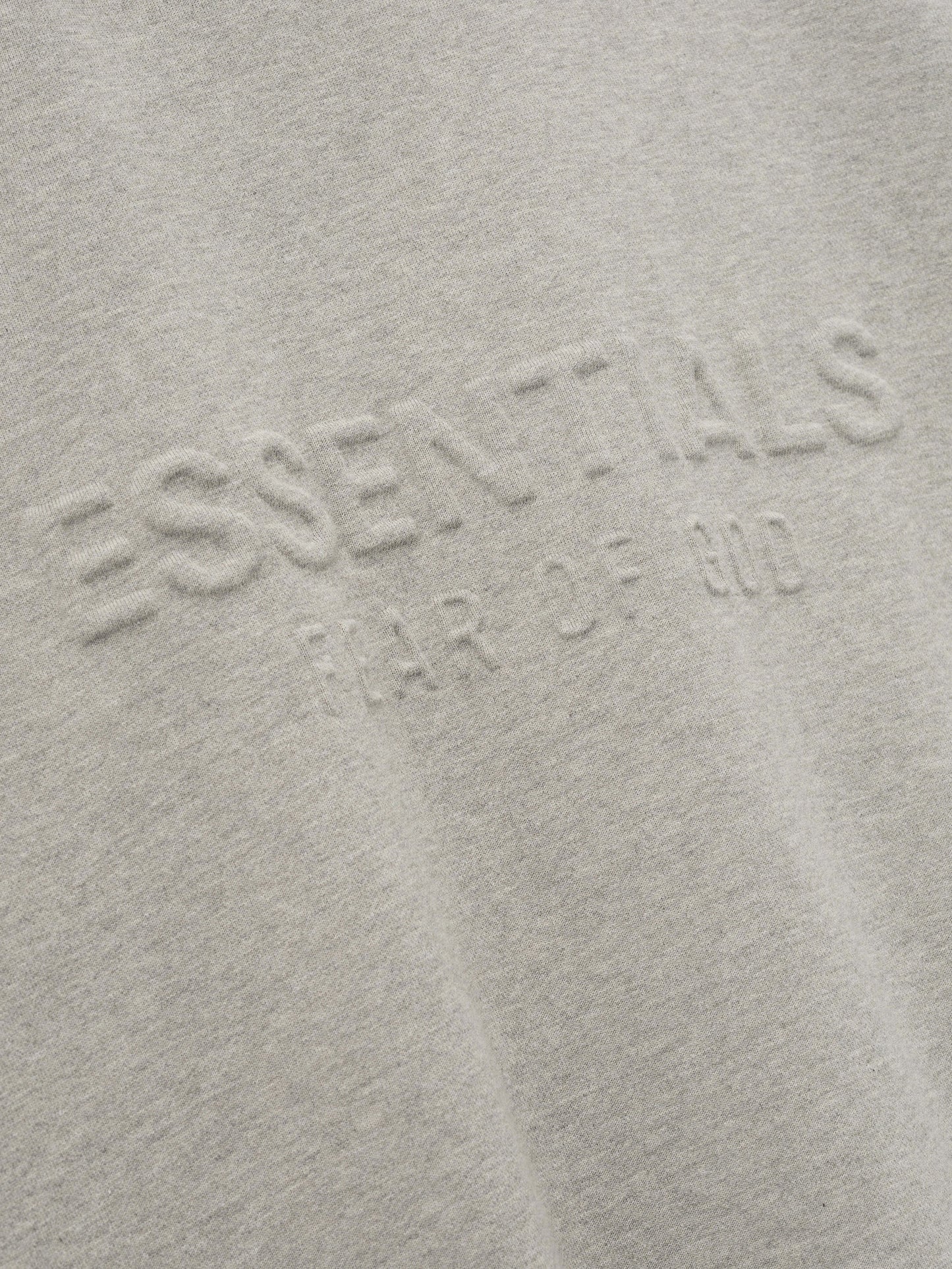 Embossed 90s Fit Fleece Zip-Up Hoodie