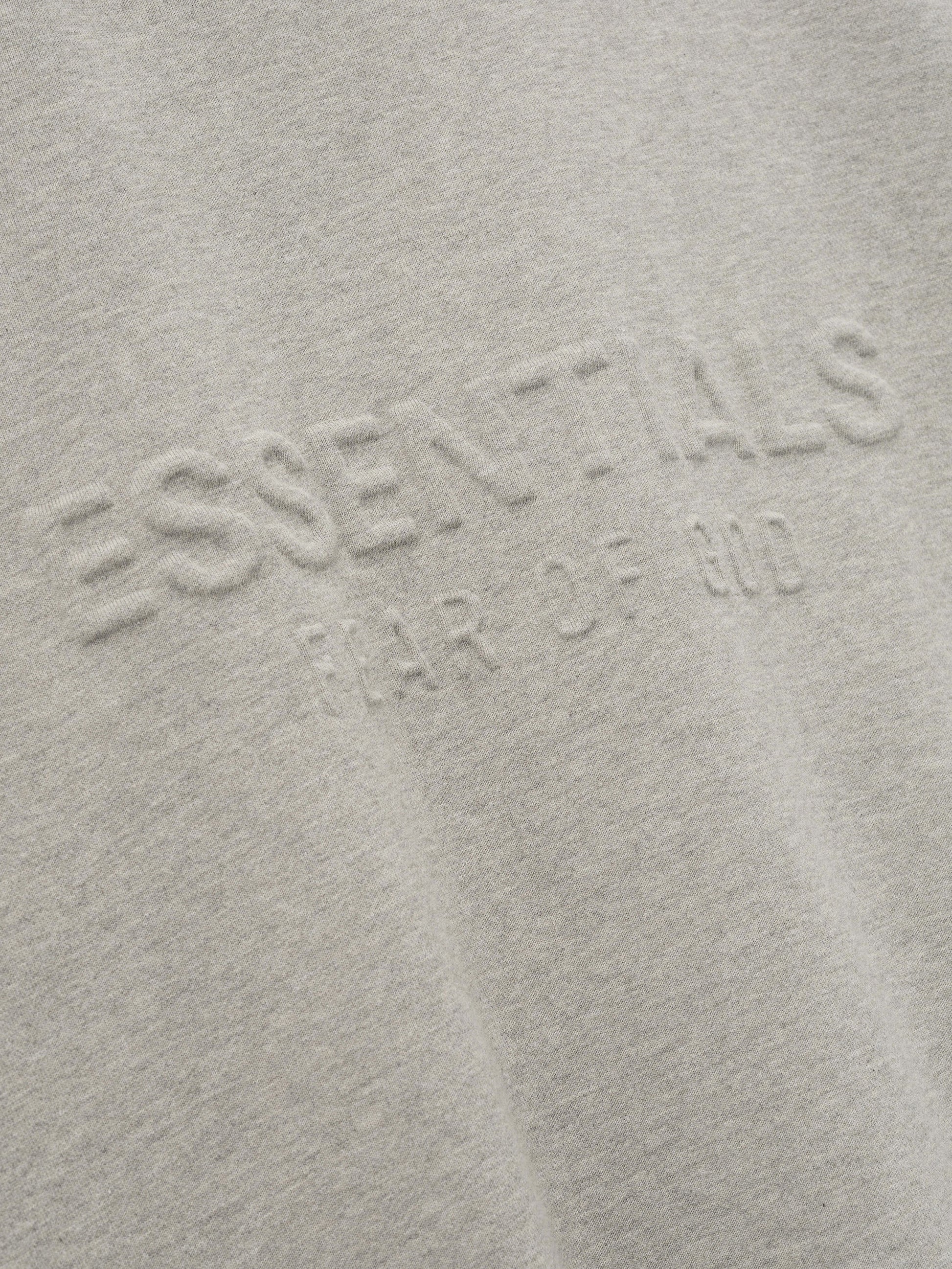 Embossed 90s Fit Fleece Zip-Up Hoodie