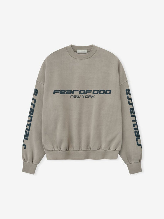 Heavy Fleece Cropped Relaxed Sweatshirt